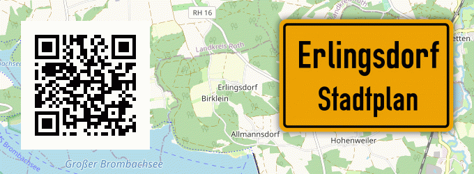 Stadtplan Erlingsdorf
