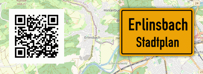 Stadtplan Erlinsbach