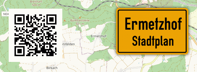 Stadtplan Ermetzhof