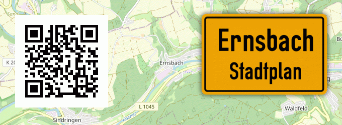 Stadtplan Ernsbach