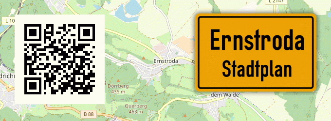 Stadtplan Ernstroda