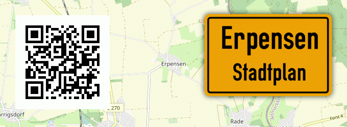 Stadtplan Erpensen, Niedersachsen