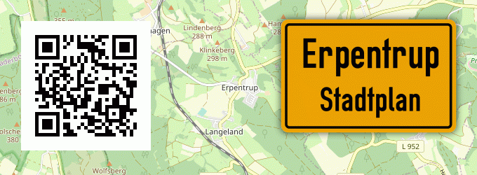 Stadtplan Erpentrup