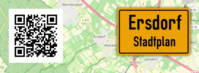 Stadtplan Ersdorf