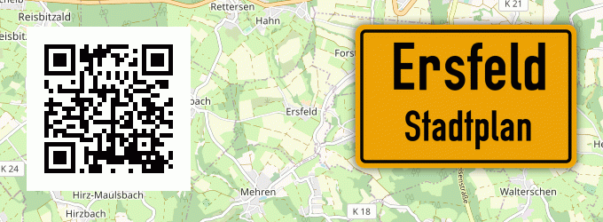 Stadtplan Ersfeld