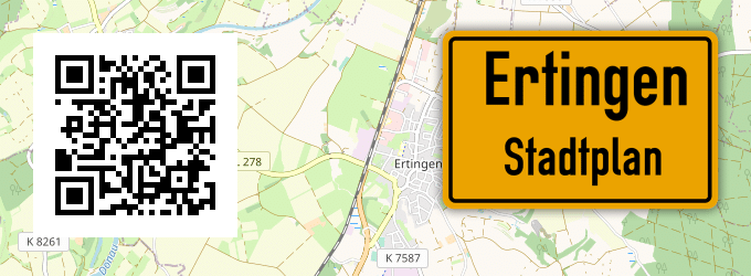 Stadtplan Ertingen