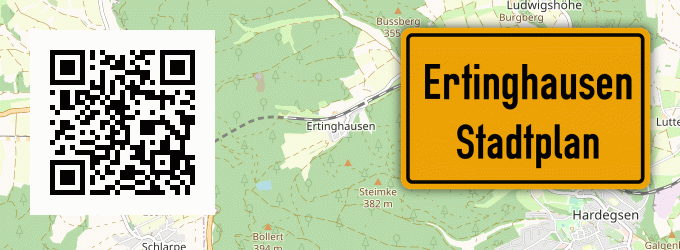 Stadtplan Ertinghausen