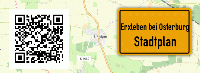Stadtplan Erxleben bei Osterburg