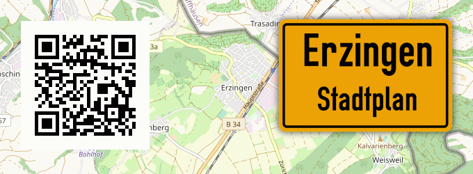 Stadtplan Erzingen