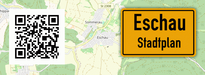 Stadtplan Eschau