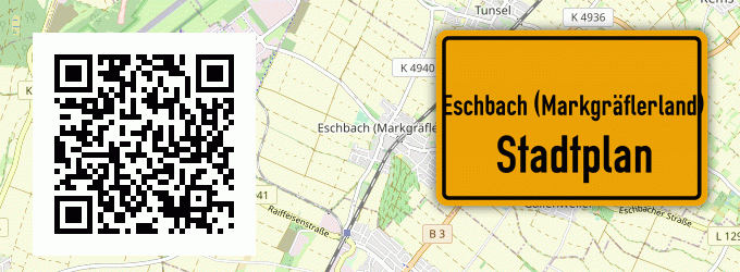 Stadtplan Eschbach (Markgräflerland)