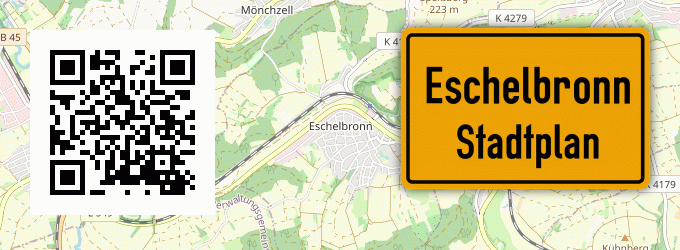 Stadtplan Eschelbronn
