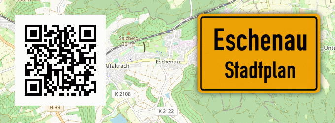 Stadtplan Eschenau