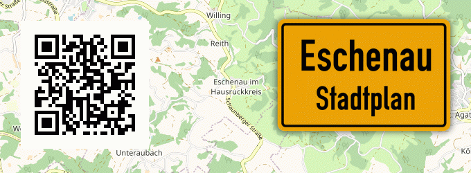 Stadtplan Eschenau