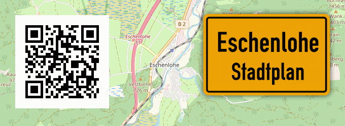 Stadtplan Eschenlohe, Loisach