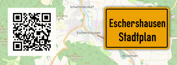 Stadtplan Eschershausen