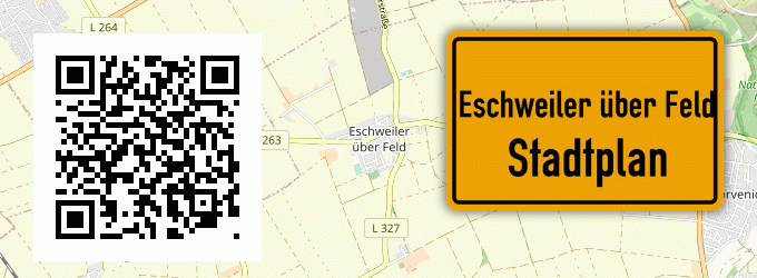 Stadtplan Eschweiler über Feld