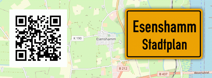 Stadtplan Esenshamm