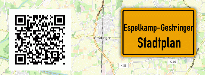 Stadtplan Espelkamp-Gestringen