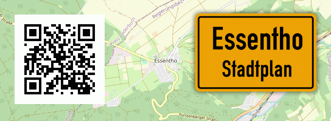 Stadtplan Essentho