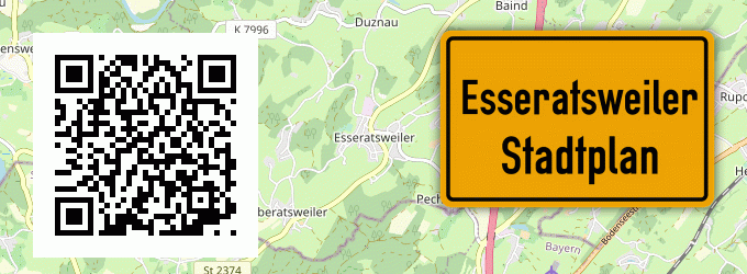 Stadtplan Esseratsweiler