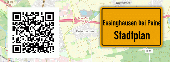 Stadtplan Essinghausen bei Peine
