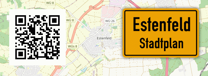 Stadtplan Estenfeld