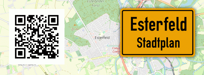 Stadtplan Esterfeld