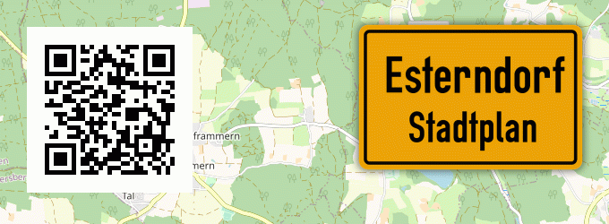 Stadtplan Esterndorf, Niederbayern