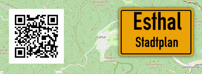 Stadtplan Esthal