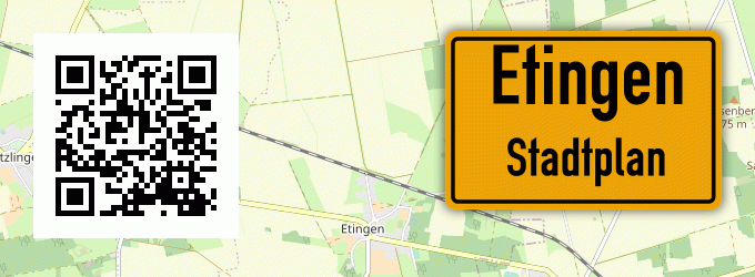 Stadtplan Etingen