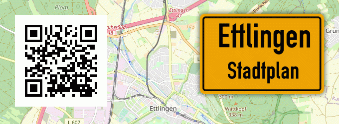 Stadtplan Ettlingen