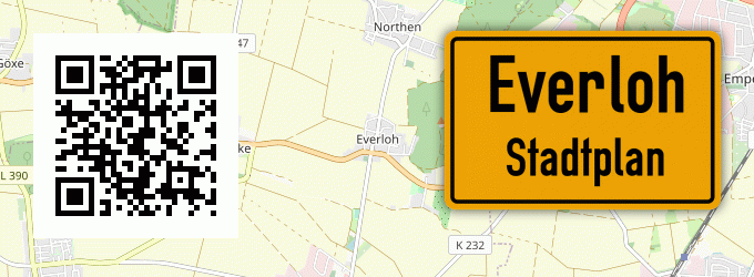 Stadtplan Everloh