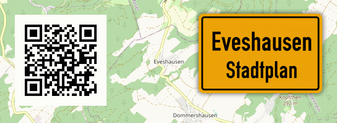Stadtplan Eveshausen