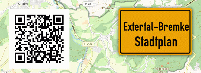 Stadtplan Extertal-Bremke