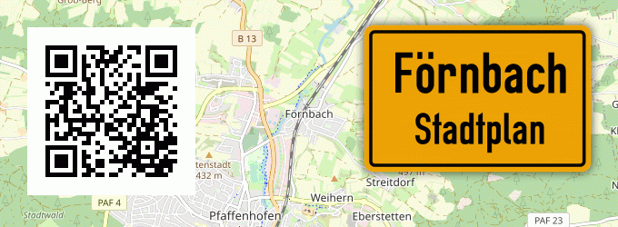 Stadtplan Förnbach