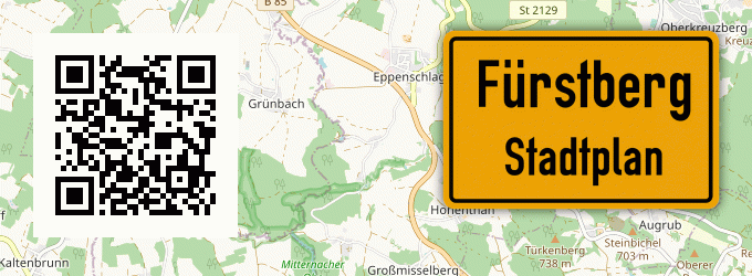 Stadtplan Fürstberg
