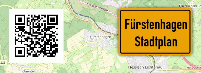 Stadtplan Fürstenhagen, Hessen