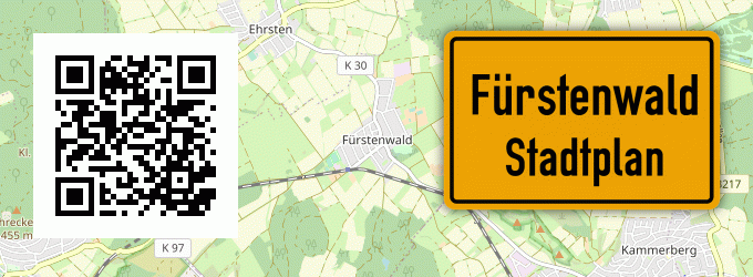 Stadtplan Fürstenwald