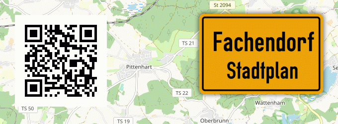 Stadtplan Fachendorf, Kreis Bad Aibling