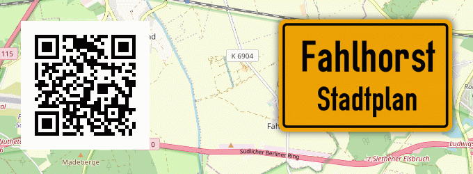 Stadtplan Fahlhorst