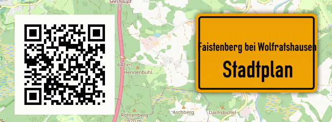 Stadtplan Faistenberg bei Wolfratshausen