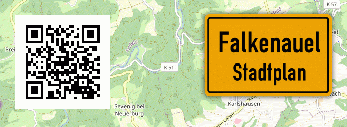 Stadtplan Falkenauel
