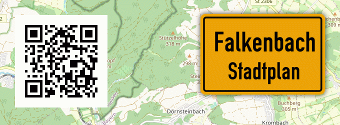 Stadtplan Falkenbach, Oberlahnkreis