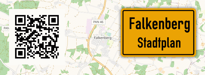 Stadtplan Falkenberg, Oberpfalz