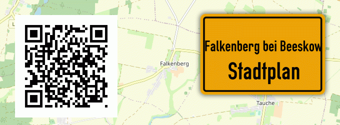 Stadtplan Falkenberg bei Beeskow