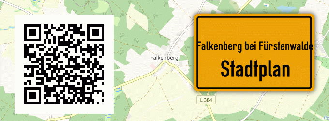 Stadtplan Falkenberg bei Fürstenwalde