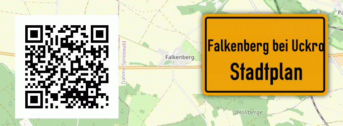 Stadtplan Falkenberg bei Uckro