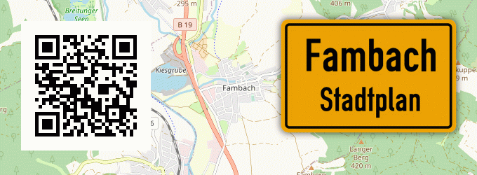 Stadtplan Fambach