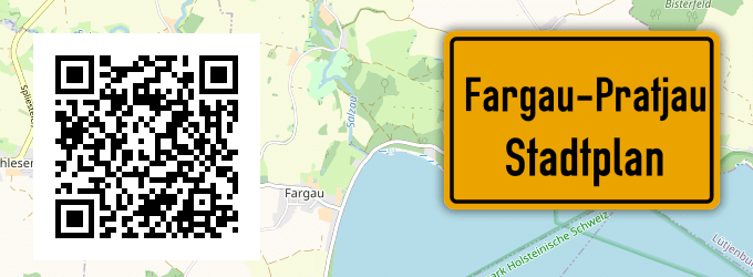 Stadtplan Fargau-Pratjau